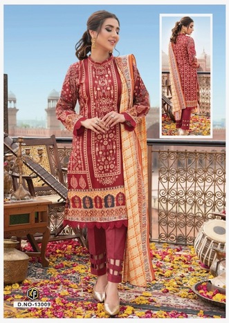 KEVAL FAB NOOR JAAN VOL 3 COTTON KARACHI SUITS MANUFACTURER 