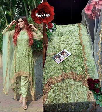 HOOR TEX D.NO 17003 PAKISTANI ANARKALI SUITS LATEST COLLECTION 2021