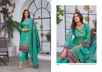 SHREE FABS BIN SAEED LAWN COLLECTION VOL 4 4001 TO 4006 SERIES PAKISTANI SUITS