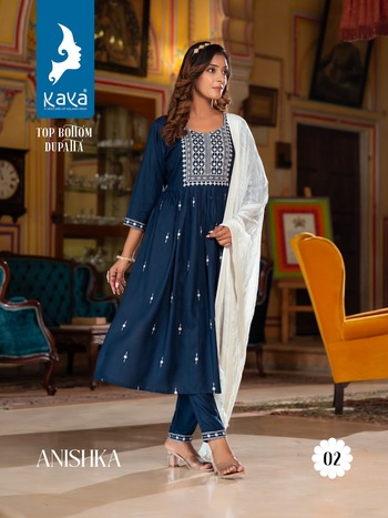 KAYA ANISHKA NYRA CUT KURTIS LATEST CATALOGUE