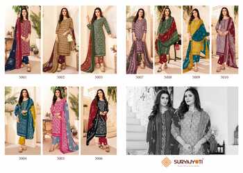 SURYAJYOTI PEHNAVA VOL 5 COTTON SUITS MANUFACTURER SURAT