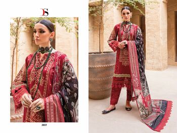 DEEPSY SUITS FIRDOUS OMBRE NX COTTON EMBROIDERY PAKISTANI SUITS SURAT