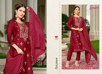 PSYNA GULSHAN KURTI PANT WITH DUPATTA LATEST CATALOGUE