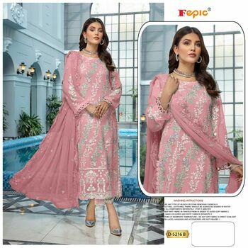 FEPIC ROSEMEEN 5216 SERIES GEORGETTE EMBOIRDERY PAKISTANI SUITS