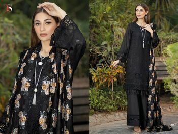 DEEPSY SUITS ADAN LIBAS CHIKANKARI 23 NX COTTON PAKISTANI SUITS SURAT