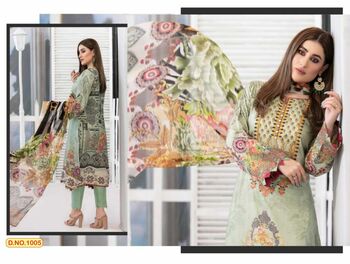 AGHA NOOR AAYAT VOL 1 LAWN COTTON KARACHI SUITS SUPPLIER SURAT