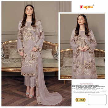 FEPIC ROSEMEEN D 5225 GEORGETTE EMBROIDERY PAKISTANI SUITS CATALOGUE