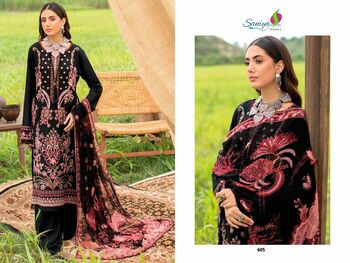 SANIYA TRENDZ JOFA VOL 6 CAMBRIC EMBROIDERY PAKISTANI SUITS