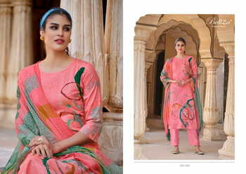 BELLIZA MERAKI LINEN COTTON DIGITAL PRINTED SUITS WHOLESALE