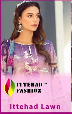 ITTEHAD FASHION LAWN DIGITAL PRINT PAKISTANI SUITS