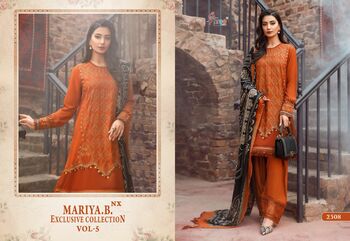 SHREE FABS MARIYA B EXCLUSIVE COLLECTION VOL 5 NX PAKISTANI SUITS SURAT