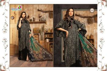 SANIYA TRENDZ M PRINT VOL 3 PAKISTANI SUITS WHOLESALER