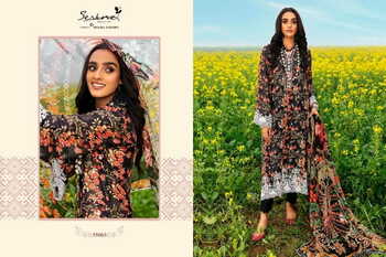 SERENE ADAN LIBAS SARSOON LAWN COTTON PRINT PAKISTANI SUITS SURAT