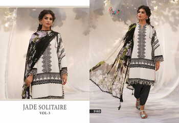 SHREE FABS JADE SOLITAIRE VOL 3 COTTON PRINT EMBROIDERY PAKISTANI SUITS SURAT