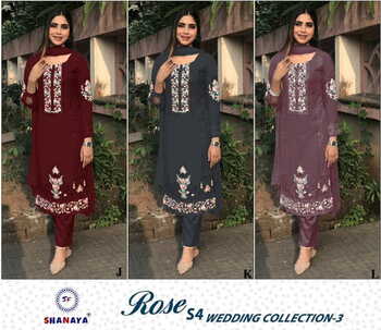 SHANAYA ROSE S4 WADDING COLLCTION VOL 3 PAKISTANI SUITS CATALOGUE