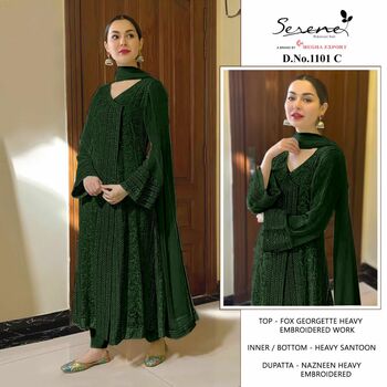 SERENE D.NO S 1101 A TO D PAKISTANI SALWAR KAMEEZ LATEST