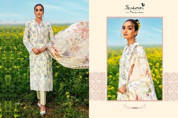 SERENE ADAN LIBAS SARSOON LAWN COTTON PRINT PAKISTANI SUITS SURAT