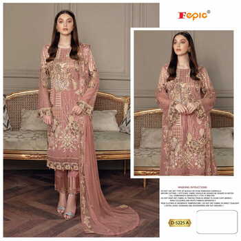 FEPIC ROSEMEEN D 5225 GEORGETTE EMBROIDERY PAKISTANI SUITS CATALOGUE