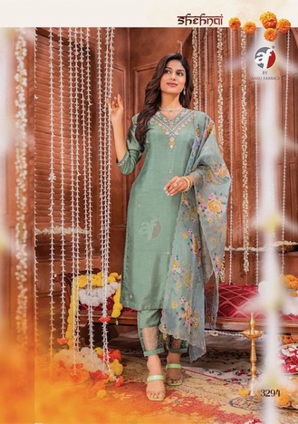 ANJU FABRICS SHEHNAI VOL 6 KURTIS LATEST CATALOGUE