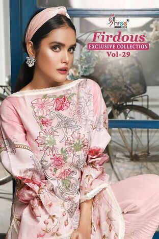 SHREE FABS FIRDOUS EXCLUSIVE COLLECTION VOL 29 PAKISTANI SUITS CATALOGUE