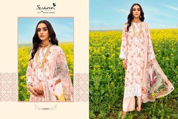 SERENE ADAN LIBAS SARSOON LAWN COTTON PRINT PAKISTANI SUITS SURAT