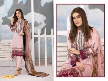 AGHA NOOR AAYAT VOL 1 LAWN COTTON KARACHI SUITS SUPPLIER SURAT