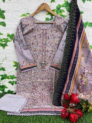 DEEPSY SUITS BIN SAEED LAWN COLLECTION 4 READYMADE COTTON EMBROIDERY PAKISTANI SUITS