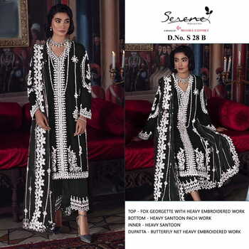 SERENE S 28 A B C D PAKISTANI SUITS