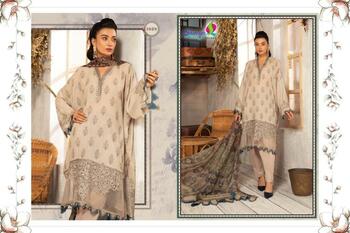 SANIYA TRENDZ M PRINT VOL 3 PAKISTANI SUITS WHOLESALER