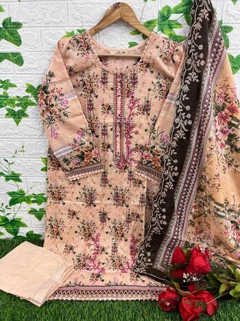 DEEPSY SUITS BIN SAEED LAWN COLLECTION 4 READYMADE COTTON EMBROIDERY PAKISTANI SUITS