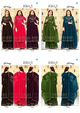 YOUR CHOICE BIBA VOL 2 PAKISTANI SHARARA SUITS