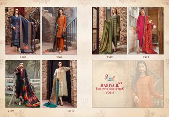 SHREE FABS MARIYA B EXCLUSIVE COLLECTION VOL 5 NX PAKISTANI SUITS SURAT