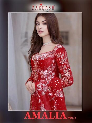 ZARQASH AMALIA VOL 3 PAKISTANI SALWAR KAMEEZ CATALOGUE 2022