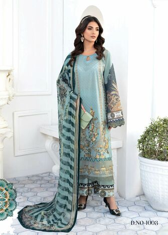 RUHANIYAT VOL 1 LUXURY COTTON KARACHI SUITS LATEST CATALOGUE