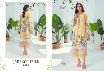 SHREE FABS JADE SOLITAIRE VOL 2 COTTON PRINT EMBROIDERY PAKISTANI SUITS