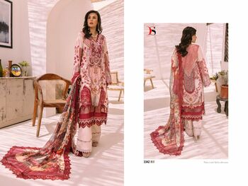 DEEPSY FIRDOUS BLISS LAWN 23 3341-3348 PAKISTANI SUITS DISTRIBUTOR SURAT AT BEST PRICE