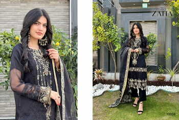 ZAHA NABIA VOL 2 GEORGETTE EMBROIDERY PAKISTANI SUITS