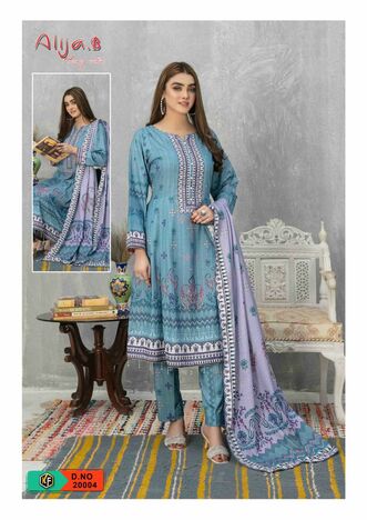 KEVAL FAB ALIJA B VOL 20 HEAVY COTTON PRINTED KARACHI COLLECTION 2023