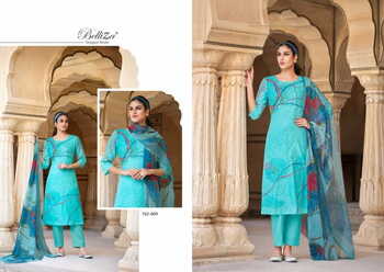 BELLIZA MERAKI LINEN COTTON DIGITAL PRINTED SUITS WHOLESALE