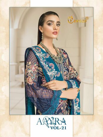 COSMOS AAYRA VOL 21 PAKISTANI SUITS NEW COLLECTION 2022