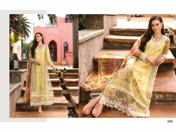 DEEPSY SUITS NOOR LUXURY CHIKANKARI LAWN 23 3191 TO 3196 SERIES PAKISTANI SUITS