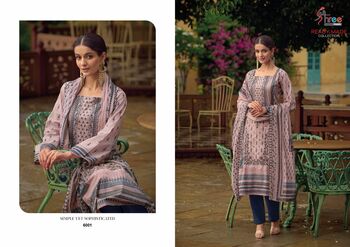 SHREE FABS BIN SAEED LAWN COLLECTION VOL 6 READYMADE PAKISTANI SUITS