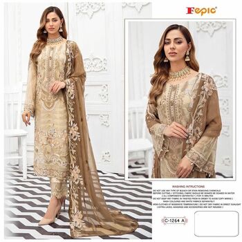 FEPIC ROSEMEEN C 1264 GEORGETTE PAKISTANI SALWAR SUITS SURAT