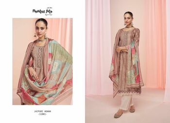 MUMTAZ ARTS JAIPURI ADAAH NX JAM SATIN DIGITAL PRINT SUITS AT SURAT