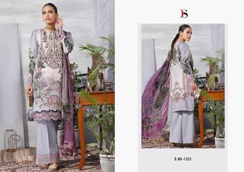 DEEPSY SUITS 1322 & 1327 COTTON EMBROIDERI SUITS AT SURAT