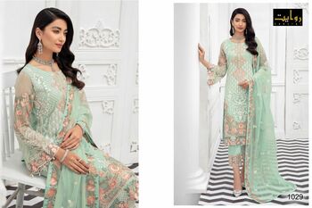 RAWAYAT RANGOON VOL 3 PAKISTANI GEORGETTE SALWAR SUITA AT SURAT