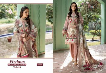 SHREE FABS FIRDOUS EXCLUSIVE COLLECTION VOL 26 2569 TO 2566 SERIES PAKISTANI SUITS