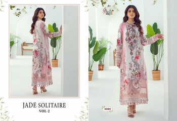 SHREE FABS JADE SOLITAIRE VOL 2 COTTON PRINT EMBROIDERY PAKISTANI SUITS