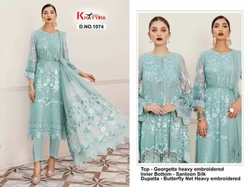 KHAYYIRA SUITS AFROZEH GEORGETTE PAKISTANI SUITS CATALOGUE