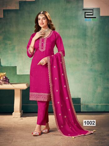 BLUE HILLS FULL MOON HEAVY KARWA CHOUTH KURTIS WHOLESALER